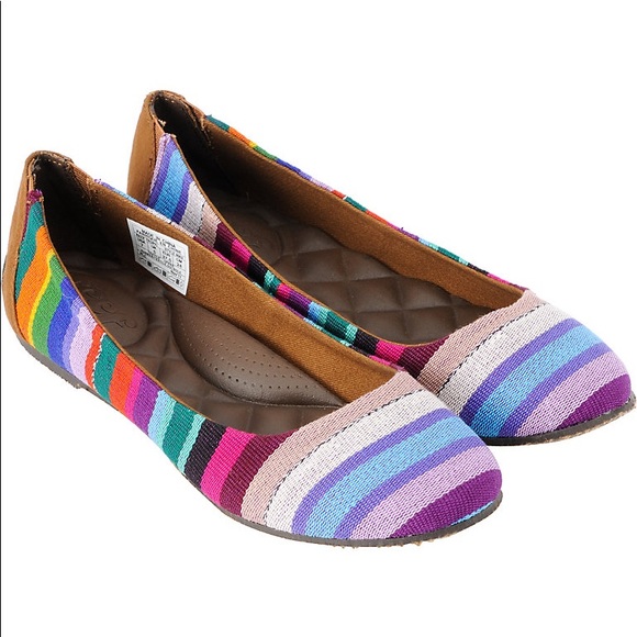 Reef Shoes - Reef Tropic Bella Costa Color Stripe Slip comfort padded flat